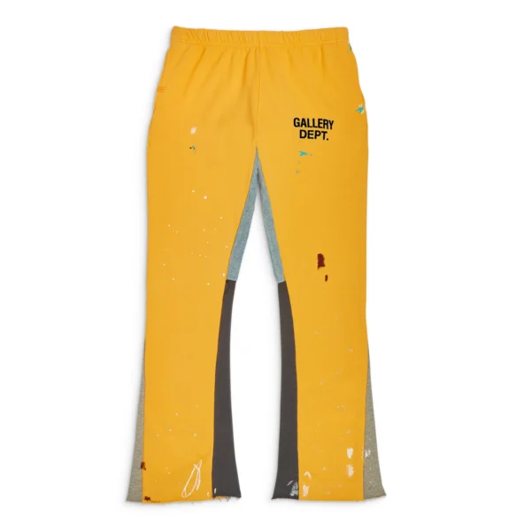 MISC_YELLOW-PAINTED-FLARE-SWEATPANT_GD-2131F_Front