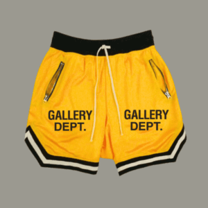 GALLERY DEPT LOGO YELLOW SHORTS